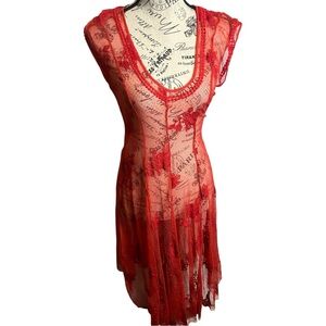 Johnny Was Biya Lace Dress